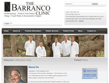 Tablet Screenshot of barrancoclinic.com